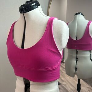 Reversible Align Bra A/B Cup Pink Peony/Sonic Pink
